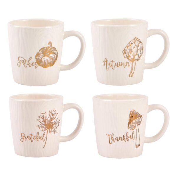 Custom Ceramic Coffee Mugs for Thanksgiving White Mugs With Handle