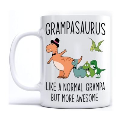 Custom Funny Coffee Mug Present For Father's Day, Ceramic Mug White With Photo And Text