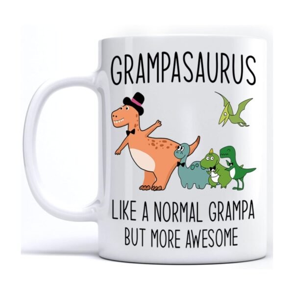 Custom Funny Coffee Mug Present For Father's Day, Ceramic Mug White With Photo And Text