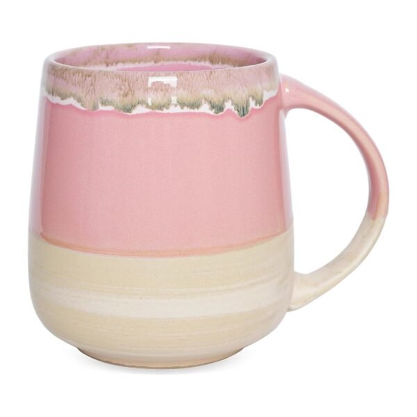 Extra Large Ceramic Coffee Mug Pink Mugs With Handle For Easter